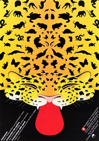CLAUDE KUHN-KLEIN (1948- ).  [ANIMALS / NATURAL HISTORY] Group of 3 posters. 1980s-90s. Sizes vary.